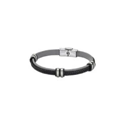 Bracelet Urban Man LS1829-2-4 - Bracelet Cuir Gris Acier Homme