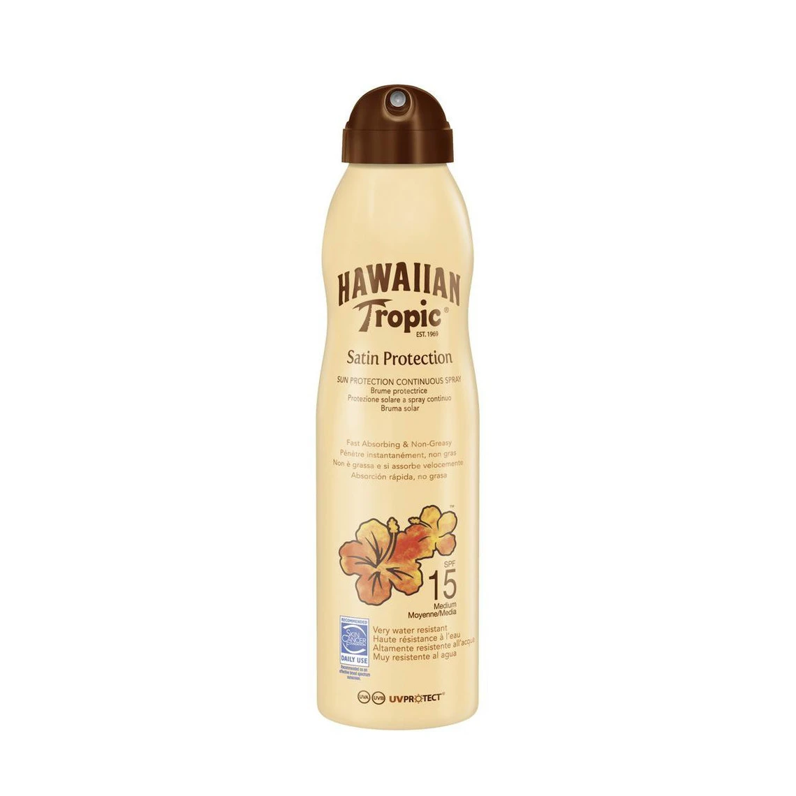 Hawaiian Tropic Brume Protectrice Satin - SPF 15 220 Ml 3 Hawaiian Tropic Brume Protectrice Satin - SPF 15 220 Ml
