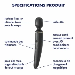 Stimulateur Satisfyer Woman Wand - Noir -MenCorner Boutique captussssre 3548110 3 1140x1140