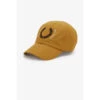 Fred Perry Casquette Jaune Avec Couronne De Laurier