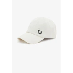 Fred Perry Casquette Classique Blanc En Coton