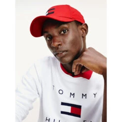 Casquette Homme Rouge Tommy Hilfiger -MenCorner Boutique casquette homme rouge tommy hilfiger 1540813 2 1140x1140