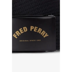 Fred Perry Ceinture à Sangle -MenCorner Boutique ceinture a sangle homme fred perry noire fpbt1421 2 1140x1140