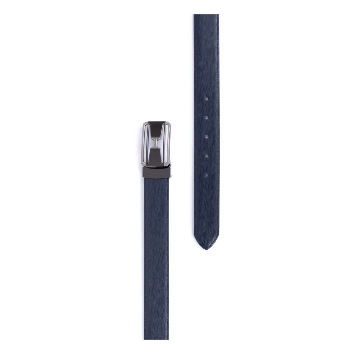 Hexagona Ceinture Ajustable - Croûte De Cuir De Vachette - 120 Cm - Marine - Igor 3 Hexagona Ceinture Ajustable - Croûte De Cuir De Vachette - 120 Cm - Marine - Igor