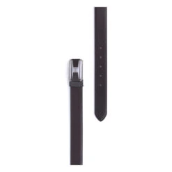 Hexagona Ceinture Ajustable - Croûte De Cuir De Vachette - 110 Cm - Marron Foncé - Igor