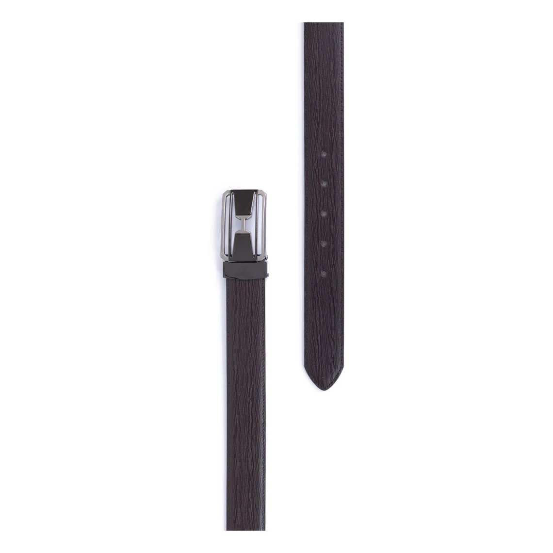 Hexagona Ceinture Ajustable - Croûte De Cuir De Vachette - 110 Cm - Marron Foncé - Igor 3 Hexagona Ceinture Ajustable - Croûte De Cuir De Vachette - 110 Cm - Marron Foncé - Igor