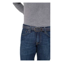 Hexagona Ceinture Ajustable - Croûte De Cuir De Vachette - 120 Cm - Noir - Marlo -MenCorner Boutique ceinture ajustable croute de cuir de vachette 3458242 6788386 86 1140x1140