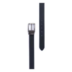 Hexagona Ceinture Ajustable - Croûte De Cuir De Vachette - 110 Cm - Noir - Victor