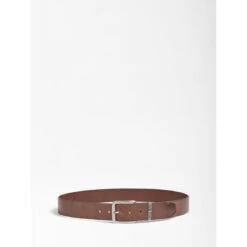 Ceinture Homme Ajustable Non Réversible En Cuir Marron -MenCorner Boutique ceinture ajustable non reversible marron bm7506 lea40 bro 2 1140x1140