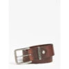 Ceinture Homme Ajustable Non Réversible En Cuir Marron