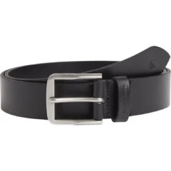 Ceinture Ajustable En Cuir Noire