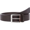 Ceinture Ajustable En Cuir Marron Foncé -MenCorner Boutique ceinture ck vital 35mm ge7 85 3300676 4253364 1140x1140