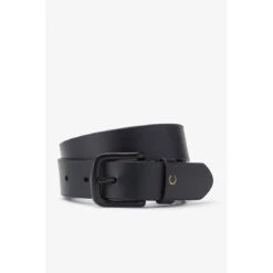 Ceinture Homme Fred Perry En Cuir Noire -MenCorner Boutique ceinture en cuir leather belt fpbt9462 32 1140x1140