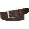 Ceinture En Cuir Marron Layton