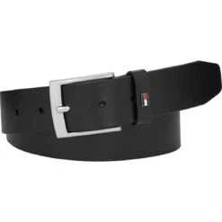 Ceinture En Cuir Noir Adan