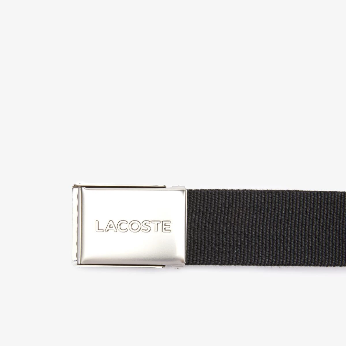 Lacoste Ceinture Homme En Toile Tissé Noir - Édition Made In France 4 Lacoste Ceinture Homme En Toile Tissé Noir - Édition Made In France – Image 2