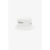 Fred Perry Chapeau Blanc Avec Marque En Twill En Coton