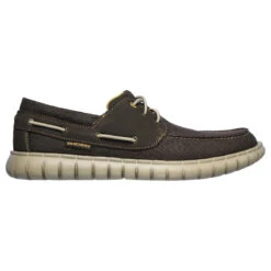 Skechers Chaussures Basses Homme Chocolat - Moreway -MenCorner Boutique chaussures basses chocolat moreway 3178702 4 1140x1140