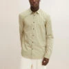 Tom Tailor Chemise Homme En Coton Vert Olive -MenCorner Boutique chemise homme 3356262 1140x1140