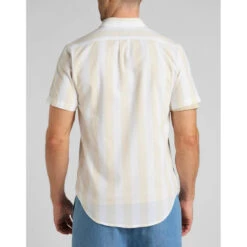 Lee Chemise Homme En Coton Orange -MenCorner Boutique chemise homme 3385736 2 1140x1140