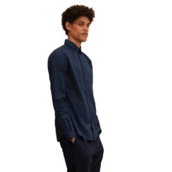 Tom Tailor Chemise Bleu Marine à Motif -MenCorner Boutique chemise imprimee 3396360 2 1140x1140