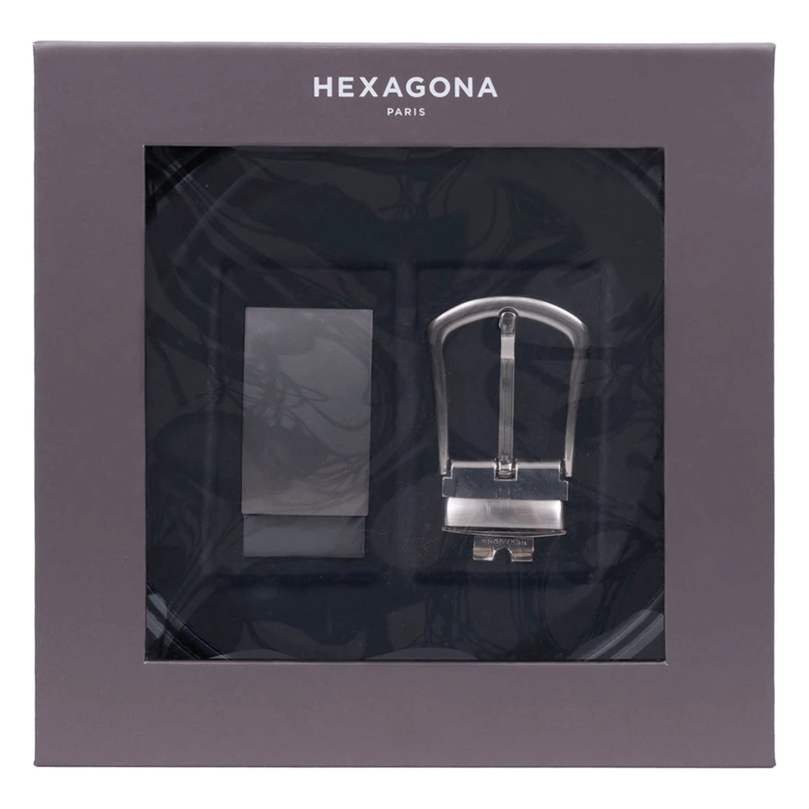Hexagona Coffret Ceinture 2 Boucles - Cuir De Vachette 3 Hexagona Coffret Ceinture 2 Boucles - Cuir De Vachette