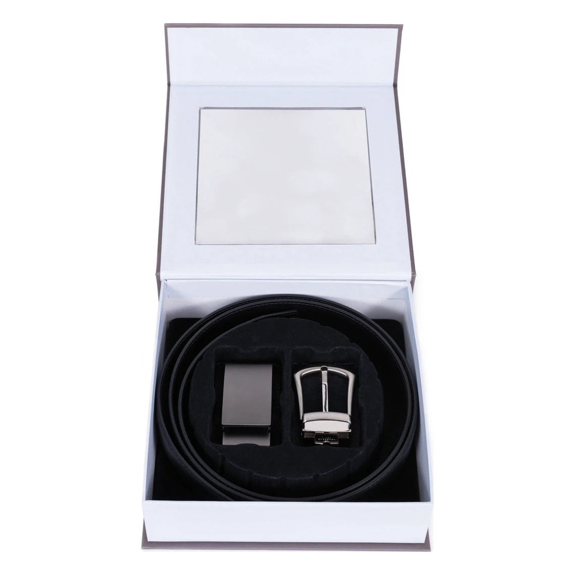 Hexagona Coffret Ceinture 2 Boucles - Cuir De Vachette 4 Hexagona Coffret Ceinture 2 Boucles - Cuir De Vachette – Image 2