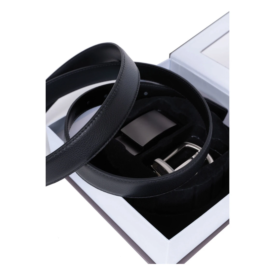 Hexagona Coffret Ceinture 2 Boucles - Cuir De Vachette 6 Hexagona Coffret Ceinture 2 Boucles - Cuir De Vachette – Image 4