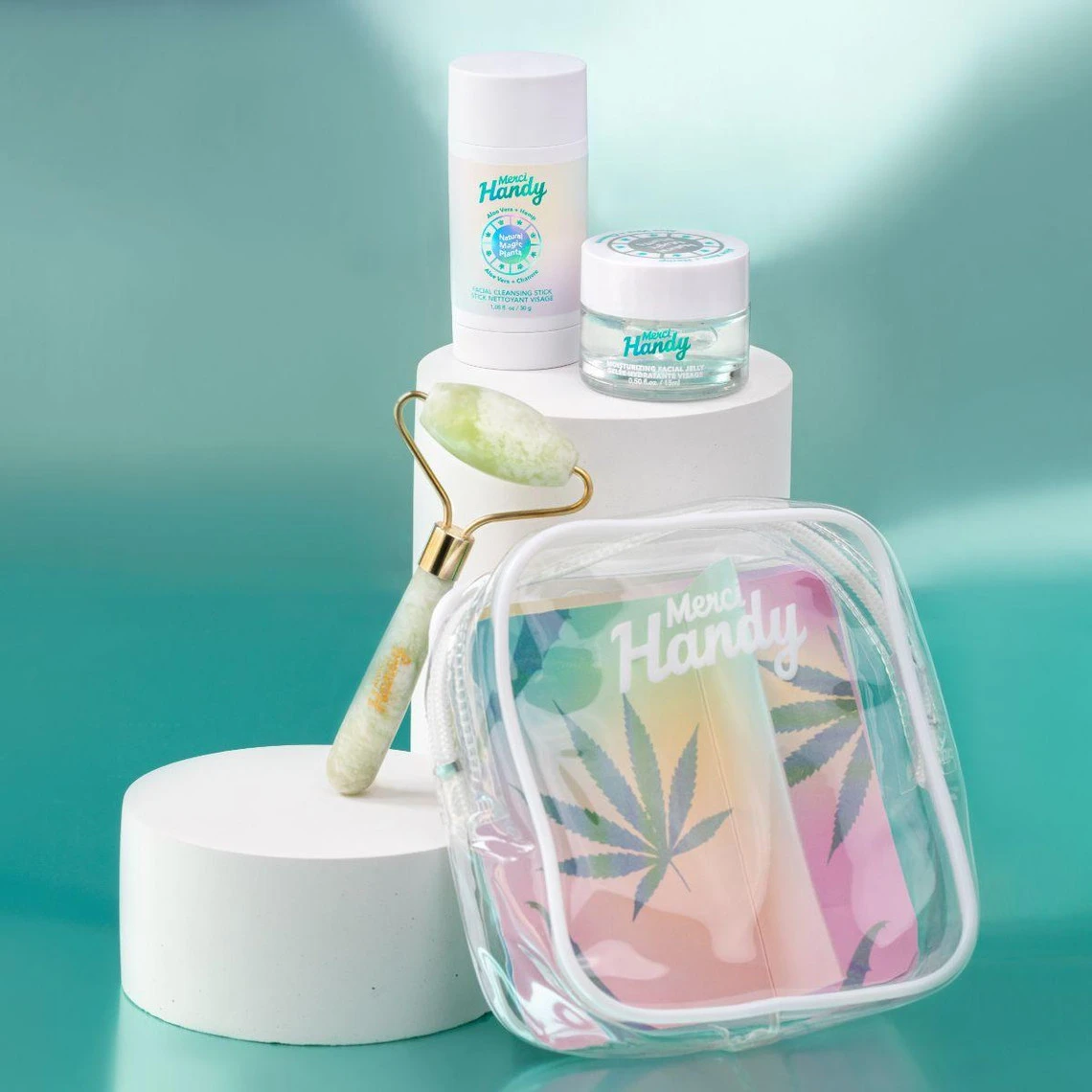 Coffret Visage Trippy- Gelée Hydratante + Stick Nettoyant + Rouleau Jade 3 Coffret Visage Trippy- Gelée Hydratante + Stick Nettoyant + Rouleau Jade