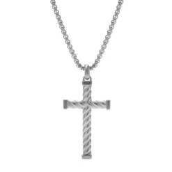 Collier Homme Fossil Bijoux Meaningful Moments - JF03989040 Acier Argent