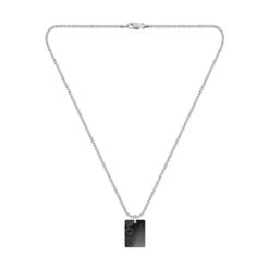 Collier Homme En Acier Argent -MenCorner Boutique collier homme hugo boss bijoux 1580302 3 1140x1140