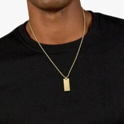 Collier Homme Lacoste Montres Adventurer - 2040090 Acier Doré -MenCorner Boutique collier homme lacoste montres adventurer 2040090 acier dore 3515914 3 1140x1140