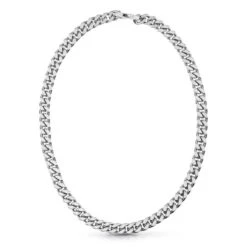 Collier Homme Guess Bijoux JUMN01349JWST - HYPE Acier Argent