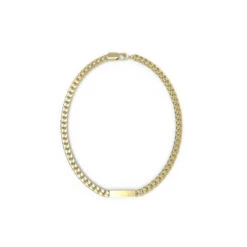 Collier Homme Guess Bijoux JUXN03005JWYG - X LOGO Acier Doré