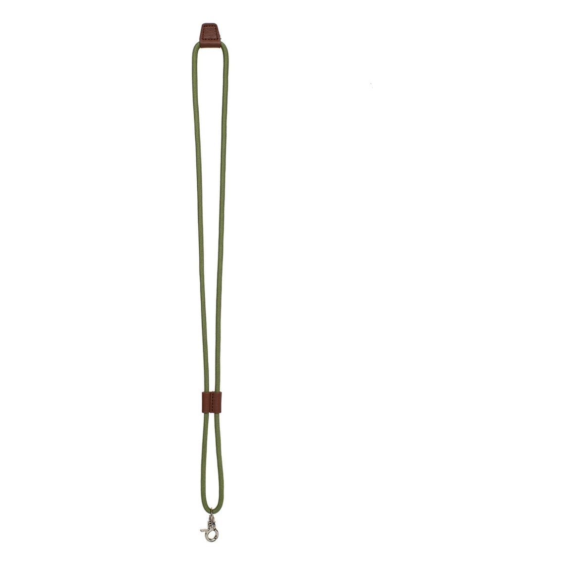 Cordon Tour De Cou COMBINE Kaki/cognac 3 Cordon Tour De Cou COMBINE Kaki/cognac