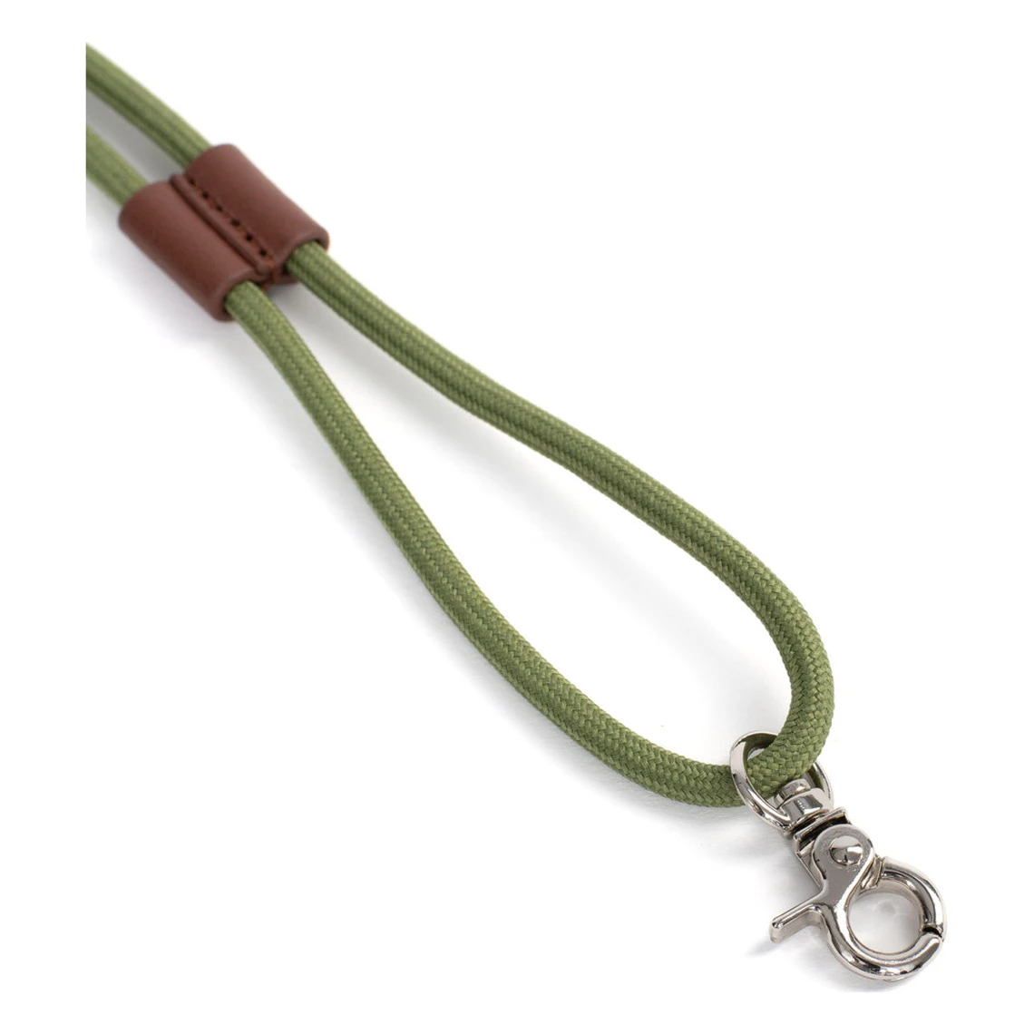 Cordon Tour De Cou COMBINE Kaki/cognac 4 Cordon Tour De Cou COMBINE Kaki/cognac – Image 2