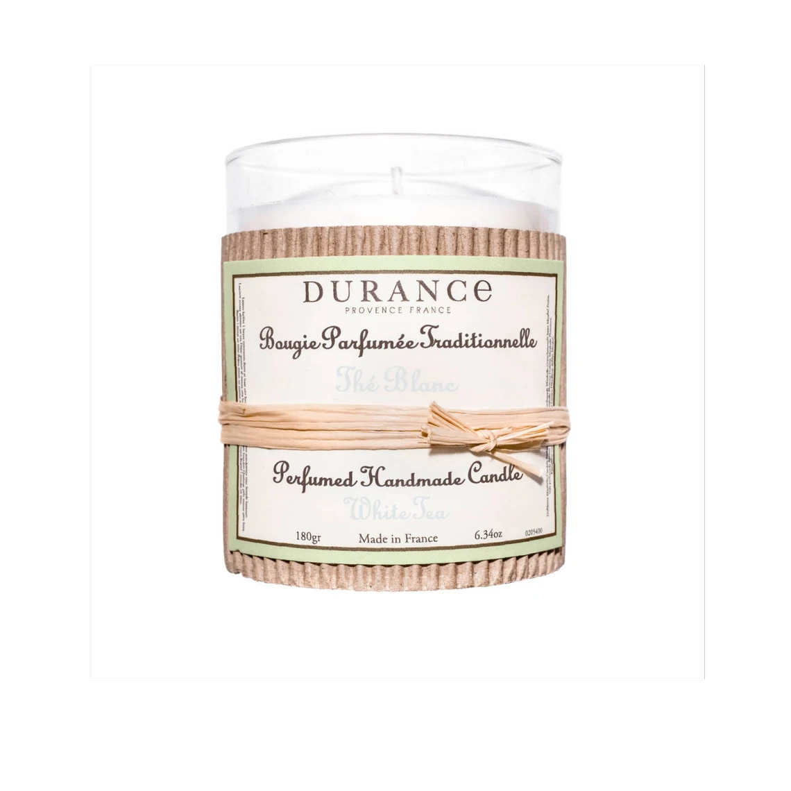 Bougie Parfumée Traditionnelle Thé Blanc 180 G 3 Bougie Parfumée Traditionnelle Thé Blanc 180 G