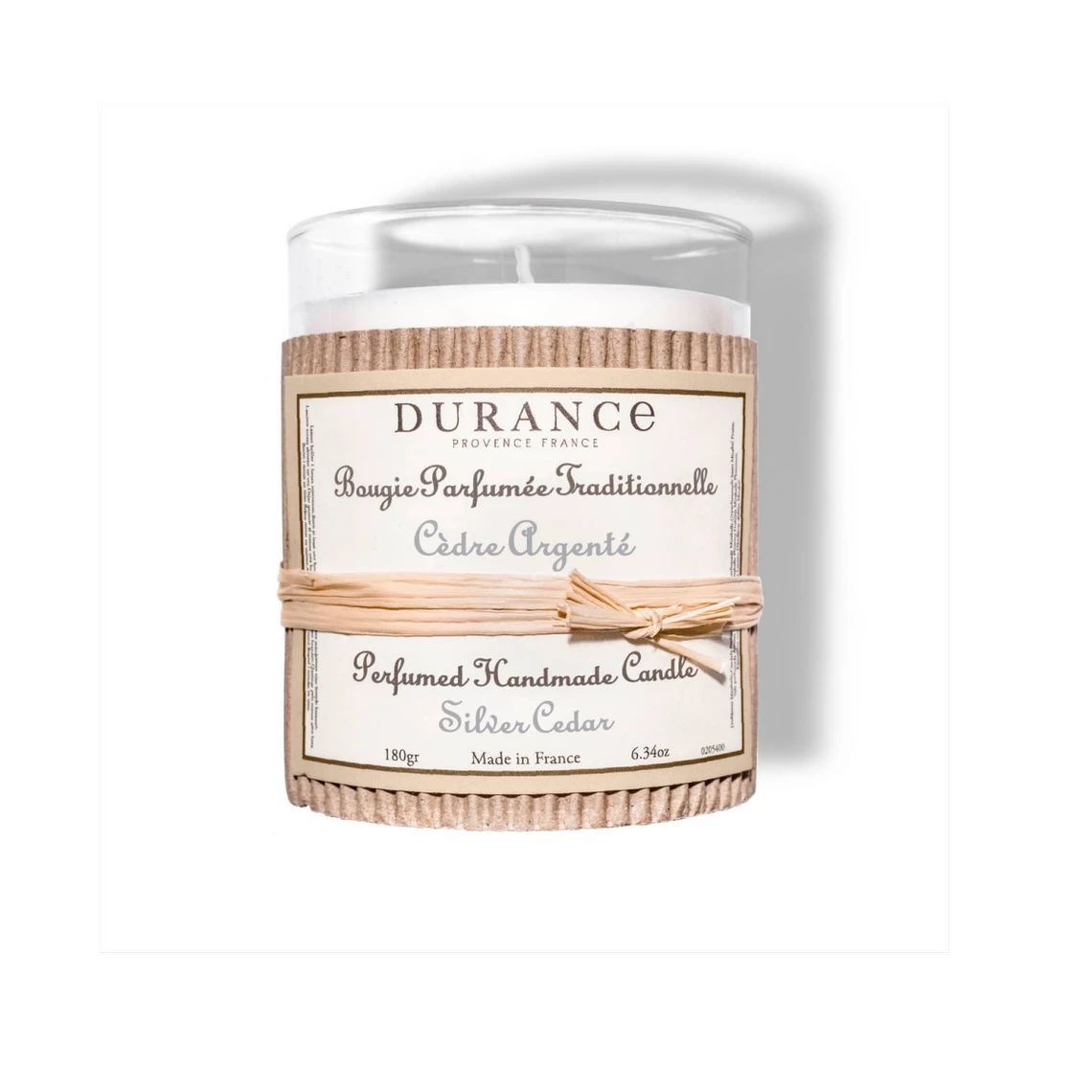 Bougie Traditionnelle DURANCE Parfum Cèdre Argenté SWANN 180 G 3 Bougie Traditionnelle DURANCE Parfum Cèdre Argenté SWANN 180 G