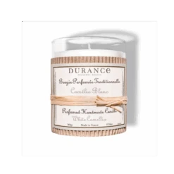 Bougie Traditionnelle DURANCE Parfum Camélia Blanc SWANN 180 G