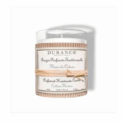 Bougie Traditionnelle DURANCE Parfum Fleur De Coton SWANN 180 G