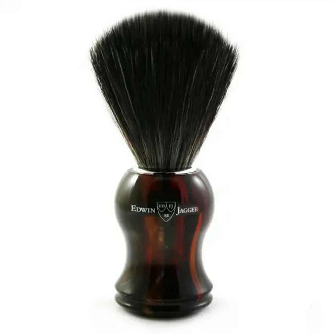 Blaireau Avec Manche En Plastique Imitation Écaille Et Fibre Synthétique Noire 3 Blaireau Avec Manche En Plastique Imitation Écaille Et Fibre Synthétique Noire