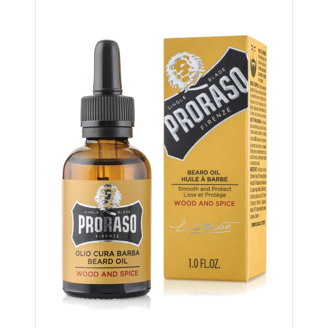 Proraso Huile à Barbe Wood And Spice 30 Ml 3 Proraso Huile à Barbe Wood And Spice 30 Ml