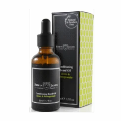 Huile à Barbe Citron Vert & Grenade - Hydrate, Adoucit & Démêle 50 Ml