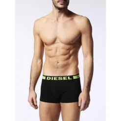 Pack De 3 Boxers Siglés - Ceinture Elastique Noir Rouge / Bleu -MenCorner Boutique diesel maroquinerie pack de 3 boxers sigles 00cky3 0baof 01 s 5 1200x1200