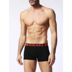 Pack De 3 Boxers Siglés - Ceinture Elastique Noir Rouge / Bleu -MenCorner Boutique diesel maroquinerie pack de 3 boxers sigles 00cky3 0baof 01 s 8 1200x1200