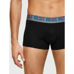 Pack 3 Boxers Logotés Ceinture élastique - Noir Diesel Underwear -MenCorner Boutique diesel underwear pack 3 boxers logotes ceinture elastique 3236631 4 1140x1140