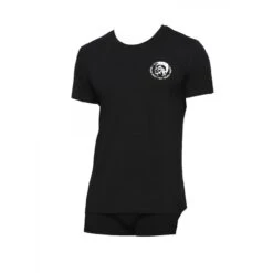 Pack De 3 T-shirt Coton Elasthan Noir / Anthra -MenCorner Boutique diesel underwear pack de 3 t shirt coton elasthan 00sj5l 0tanl 02 s 2 1200x1200