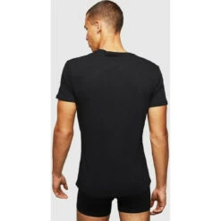 Pack De 3 T-shirts Manches Courtes Logo D - Noir -MenCorner Boutique diesel underwear pack de 3 t shirts manches courtes logo d 3204352 7 1140x1140