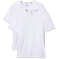 DIM Pack De 2 T-Shirts Col Rond X-Temp - Thermorégulation Active Blanc / Blanc
