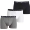 DIM Pack De 3 Boxers Coton Stretch - Ceinture Siglée Noir / Gris / Blanc -MenCorner Boutique dim underwear pack de 3 boxers coton stretch 6596 788 2 s 1200x1200